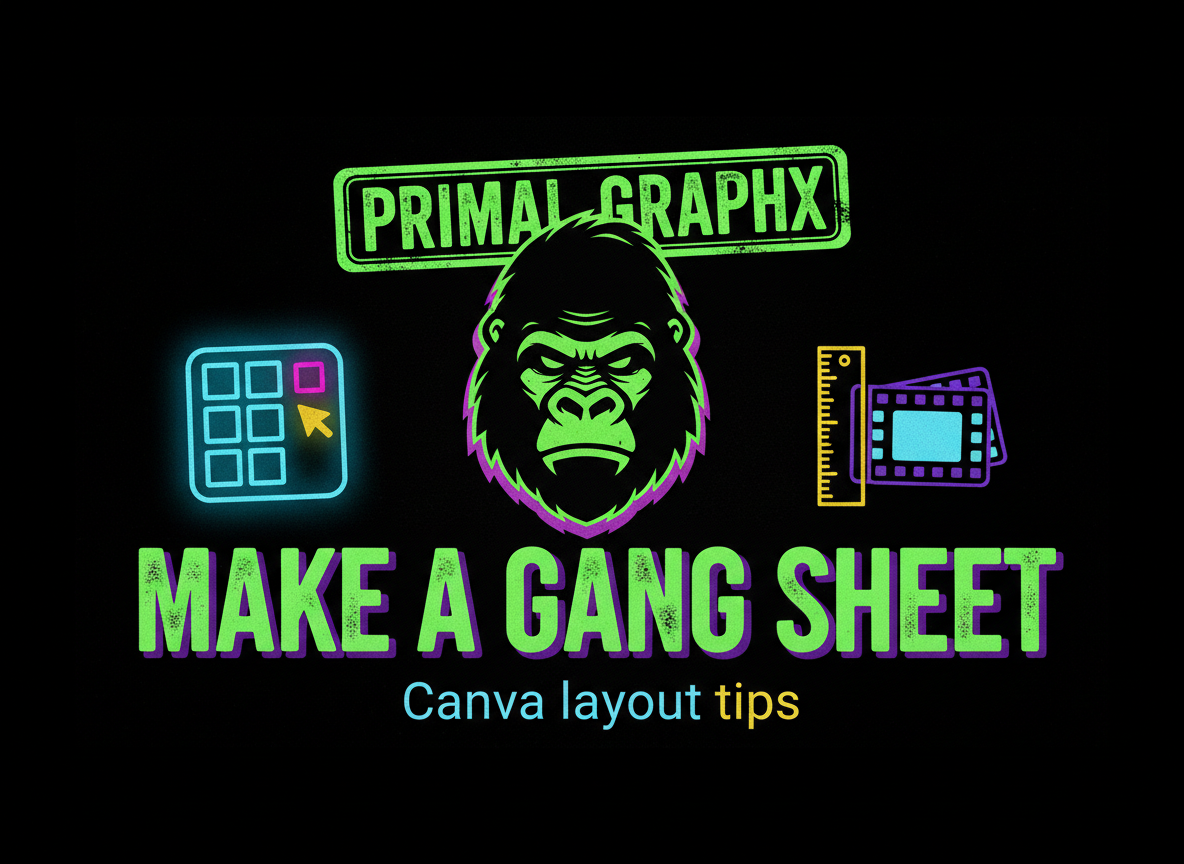 How to Make a Gang Sheet (Canva Setup + Layout Tips) – Primal Graphx
