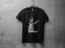 Load image into Gallery viewer, Iconic Performer Black and White Graphic T-Shirt
