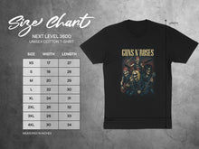 Load image into Gallery viewer, Guns N' Roses Unisex Cotton T-Shirt
