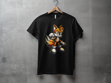 Load image into Gallery viewer, Vibrant Cartoon Fox Character T-shirt for Casual Wear

