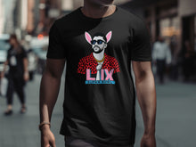 Load image into Gallery viewer, LIX Super Bowl Graphic Printed Black T-shirt
