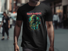Load image into Gallery viewer, Iron Maiden Graphic T-Shirt with Iconic Album Art
