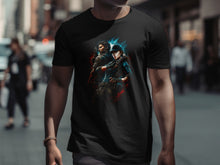 Load image into Gallery viewer, Action-Packed Character Design Graphic T-Shirt
