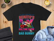 Load image into Gallery viewer, Benito's Halftime Show Super Bowl Bad Bunny T-shirt
