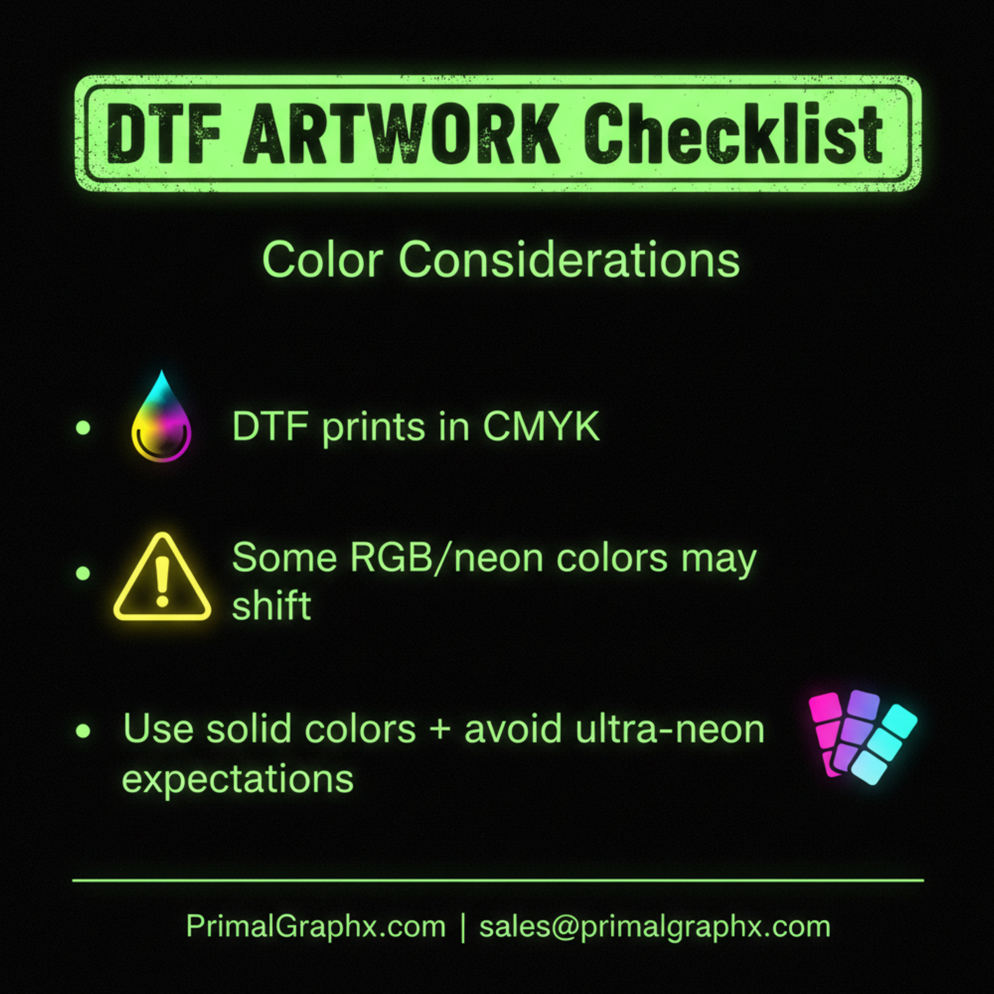 Primal Graphx Custom DTF Transfers Charlotte NC