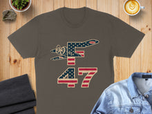 Load image into Gallery viewer, P-47 Thunderbolt Vintage Flag Graphic T-Shirt
