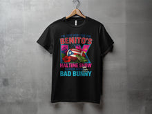 Load image into Gallery viewer, Benito's X Halftime Show Super Bowl Bad Bunny T-shirt
