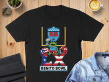 Load image into Gallery viewer, Benito Bowl LX BB Frog Football Helmets Graphic Tee

