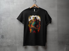 Load image into Gallery viewer, Colorful DOOM Slayer Character Design T-shirt
