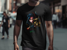 Load image into Gallery viewer, Intense Sniper Character Artwork T-Shirt Design for You
