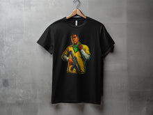 Load image into Gallery viewer, Retro Style Graphic Tee with Soldier Illustration Shirt
