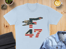 Load image into Gallery viewer, P-47 Thunderbolt Vintage Flag Graphic T-Shirt
