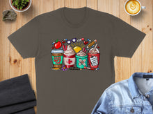 Load image into Gallery viewer, Coffee cups with nursing and school-themed decorations.
