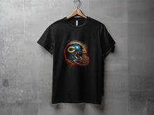 Load image into Gallery viewer, Bold Football Helmet Design T-Shirt for Sports Fans
