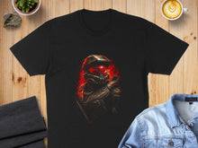 Load image into Gallery viewer, Red-Eyed Futuristic Soldier Printed T-shirt Product
