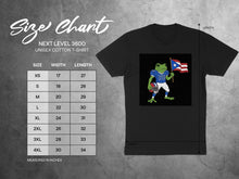 Load image into Gallery viewer, Frog Holding Puerto Rican Flag Graphic T-shirt
