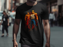 Load image into Gallery viewer, Retro Action Heroes Graphic Cotton T-Shirt Product
