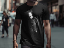 Load image into Gallery viewer, Vintage Rock Star Black and White Graphic T-Shirt
