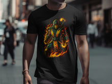 Load image into Gallery viewer, Scorpion Inspired Fiery Graphic Design T-shirt
