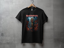 Load image into Gallery viewer, Iron Maiden Band T-Shirt with Horror-Themed Artwork

