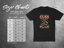 Load image into Gallery viewer, Size chart for Next Level 3600 Unisex Cotton T-Shirt with graphic.
