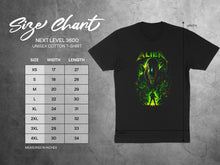 Load image into Gallery viewer, Alien Design Unisex Cotton T-Shirt for All Sizes
