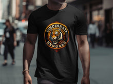 Load image into Gallery viewer, Cincinnati Bengals Tiger Print Short Sleeve T-shirt
