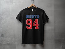 Load image into Gallery viewer, Benito 94 Graphic Black Shirt Fashion Statement Top
