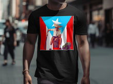 Load image into Gallery viewer, Puerto Rican Pride Flag Artwork T-shirt
