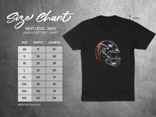 Load image into Gallery viewer, Unisex T-shirt with Football Helmet Graphic Design
