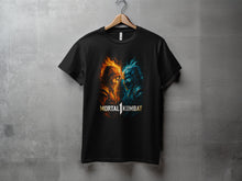 Load image into Gallery viewer, Mortal Kombat Fire and Ice Graphic Shirt
