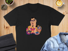 Load image into Gallery viewer, Colorful Graphic with Sunglasses and Flags T-shirt
