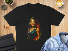 Load image into Gallery viewer, Intense Female Character Graphic Art T-Shirt
