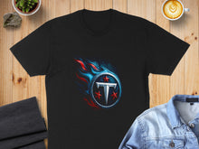 Load image into Gallery viewer, Titans Fire and Ice Logo Apparel Graphic Tee
