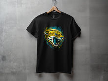 Load image into Gallery viewer, Fierce Jaguar Head Printed T-Shirt for Bold Fashion Product
