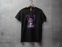 Load image into Gallery viewer, Super Bowl Bad Bunny Graphic Black T-shirt
