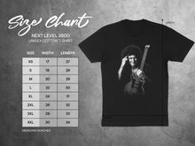 Load image into Gallery viewer, Black T-Shirt with Guitarist Print Unisex Cotton T-Shirt
