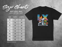 Load image into Gallery viewer, Super Bowl LIX Graphic Tee Size Chart Included
