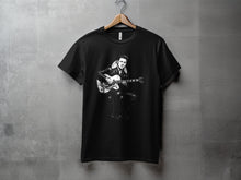 Load image into Gallery viewer, Classic Musician Graphic Design on Dark T-Shirt Product
