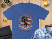 Load image into Gallery viewer, Bigfoot wearing a colonial hat celebrating America's Semiquincentennial 1776-2026.
