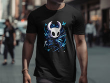 Load image into Gallery viewer, Mysterious Masked Character Design Printed T-shirt
