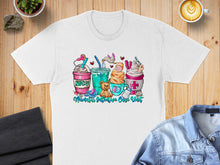 Load image into Gallery viewer, NICU graphic with babies in cups, teddy bear, and coffee cup.

