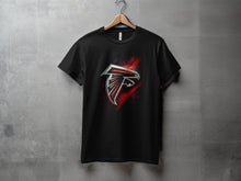 Load image into Gallery viewer, Stylish Black Shirt with Bold Falcon Graphic Design
