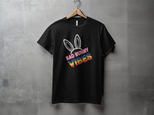 Load image into Gallery viewer, Bad Bunny Vibes Graphic Black Unisex T-Shirt
