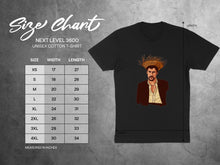 Load image into Gallery viewer, Next Level 3600 Unisex Cotton T-Shirt Size Chart Product
