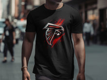 Load image into Gallery viewer, Dynamic Atlanta Falcons Fan Black T-Shirt Product
