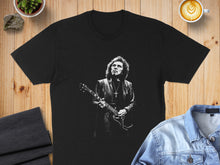 Load image into Gallery viewer, Iconic Guitarist with Cross Graphic T-Shirt Product

