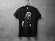 Load image into Gallery viewer, Vintage Black and White Graphic Tee Shirt Product
