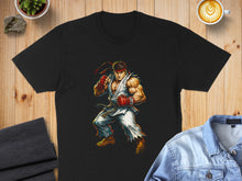 Load image into Gallery viewer, Street Fighter Ryu Graphic Tee Shirt Retro Style Top
