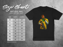 Load image into Gallery viewer, Gangster Graphic Design Black Unisex T-shirt
